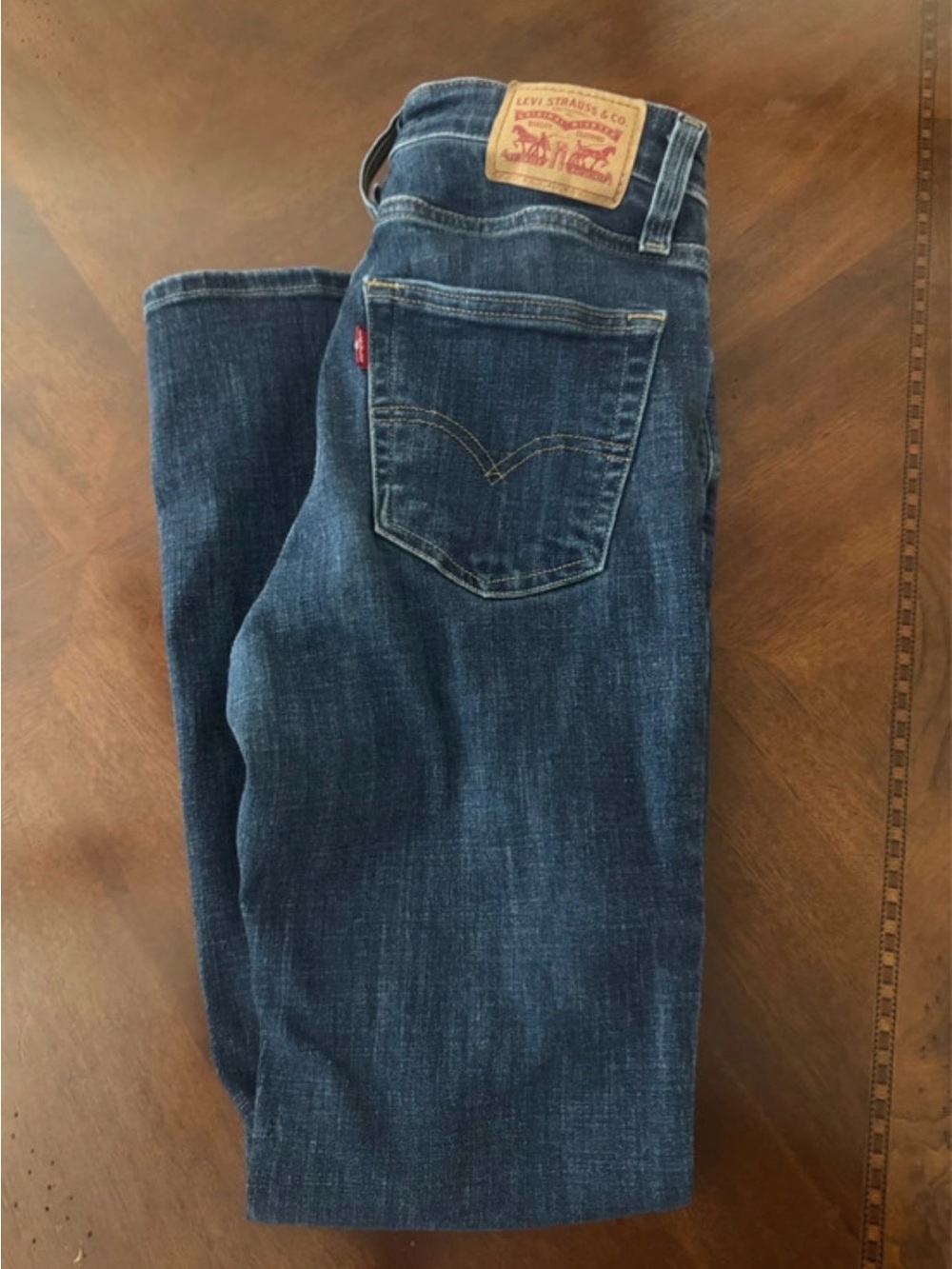 Levi's women’s  Dark Blue   boot cut jeans